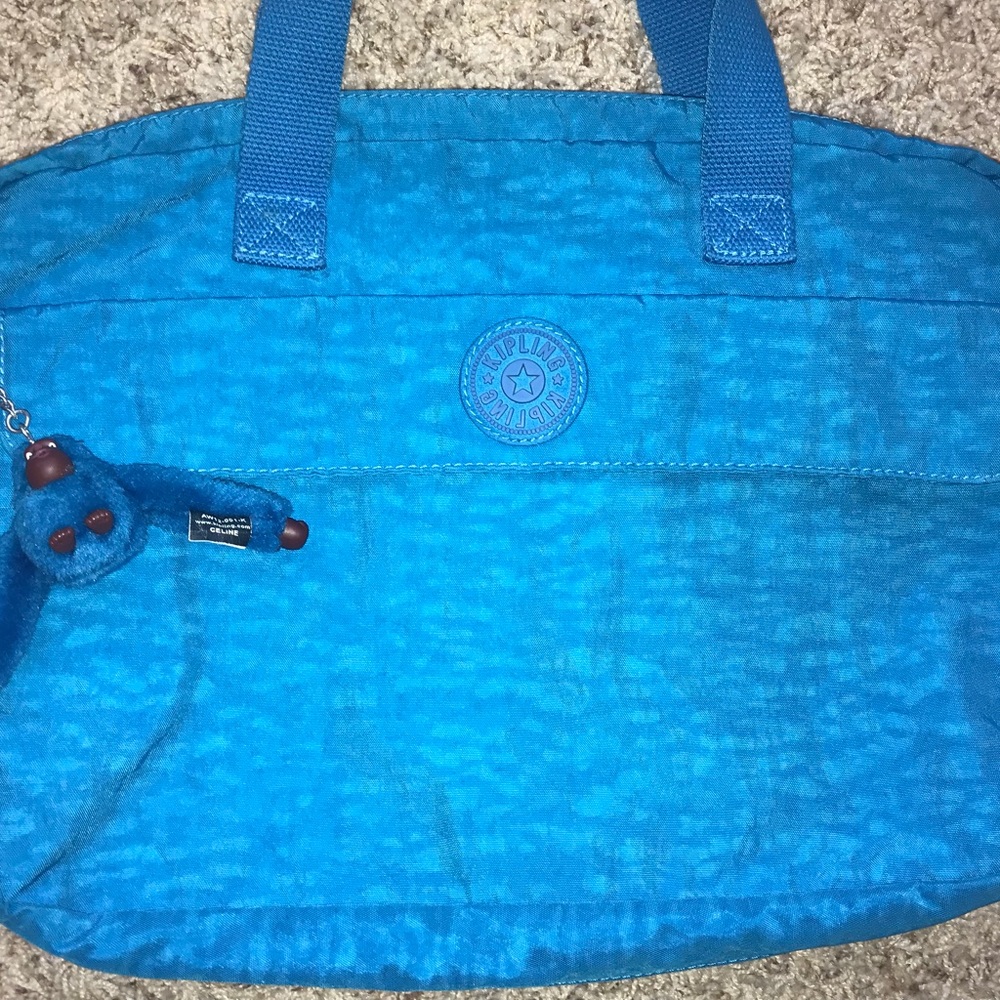 Blue Kipling laptop/crossbody bag